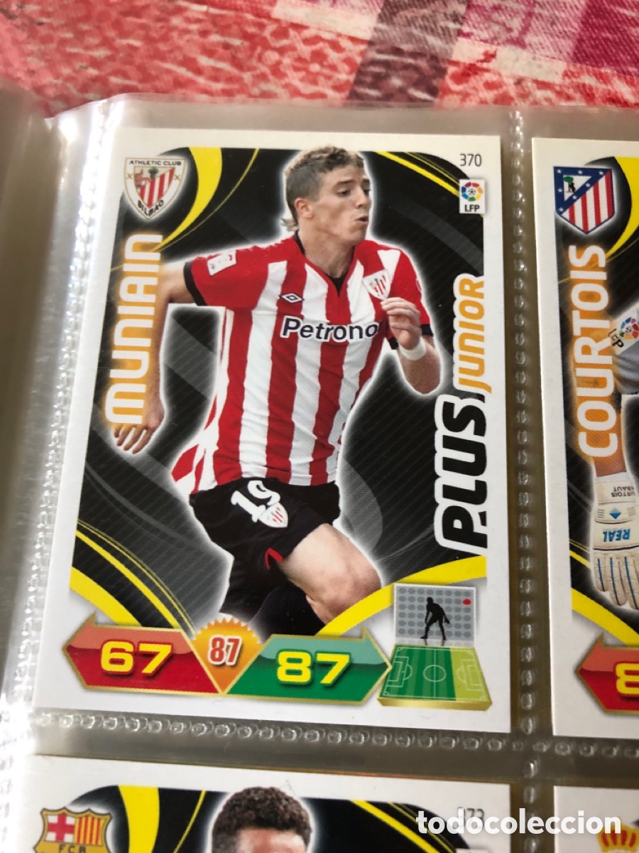 Cromos de f&uacute;tbol: MUNIAN 370 BILBAO ADRENALYN 2011 2012 CROMO FUTBOL 11 12 - A111 PG334 PLUS JUNIOR