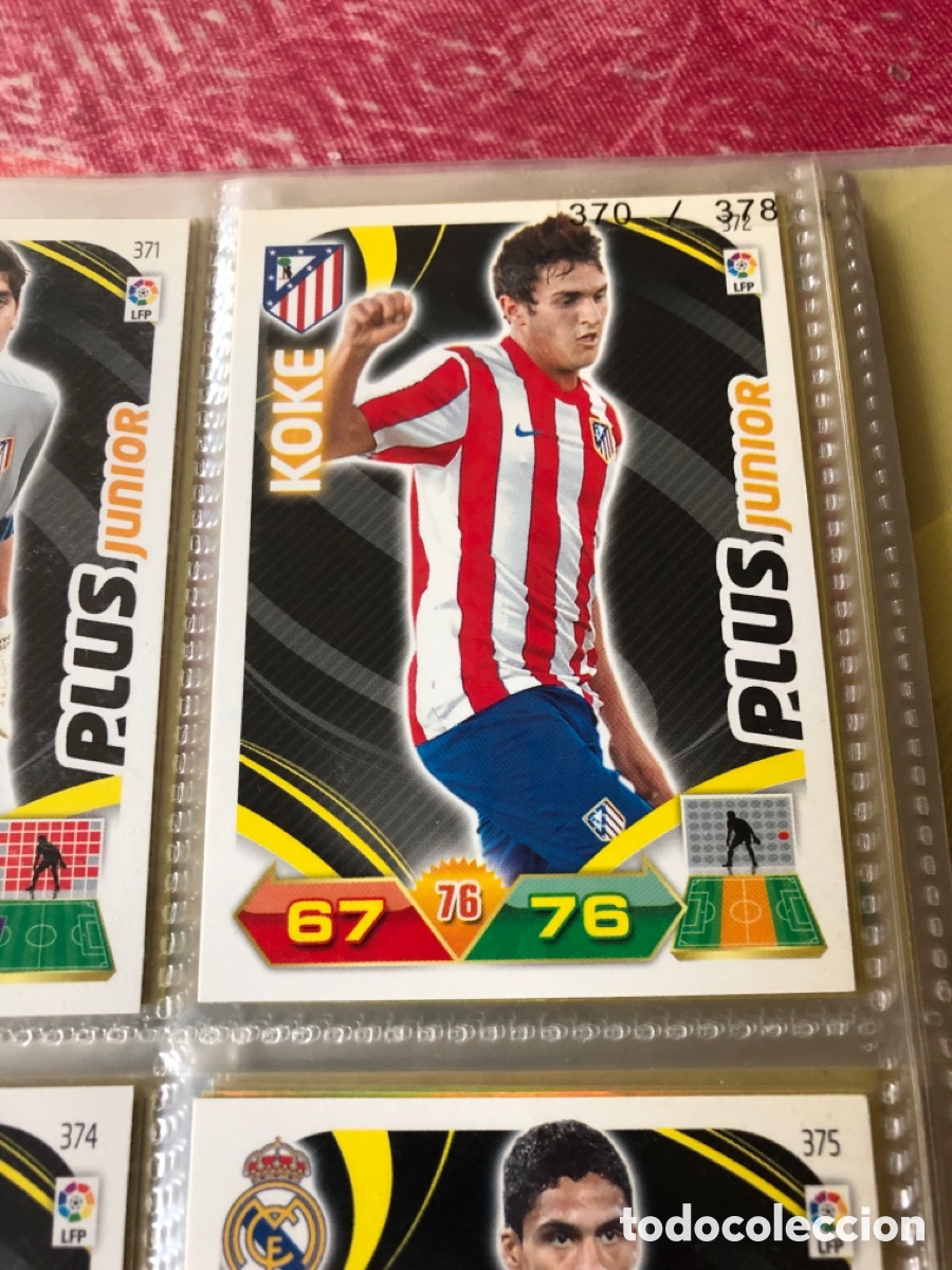 Cromos de f&uacute;tbol: ADRENALYN. LIGA 2011-2012 (ATL&Eacute;TICO) #372 KOKE / PLUS JUNIOR