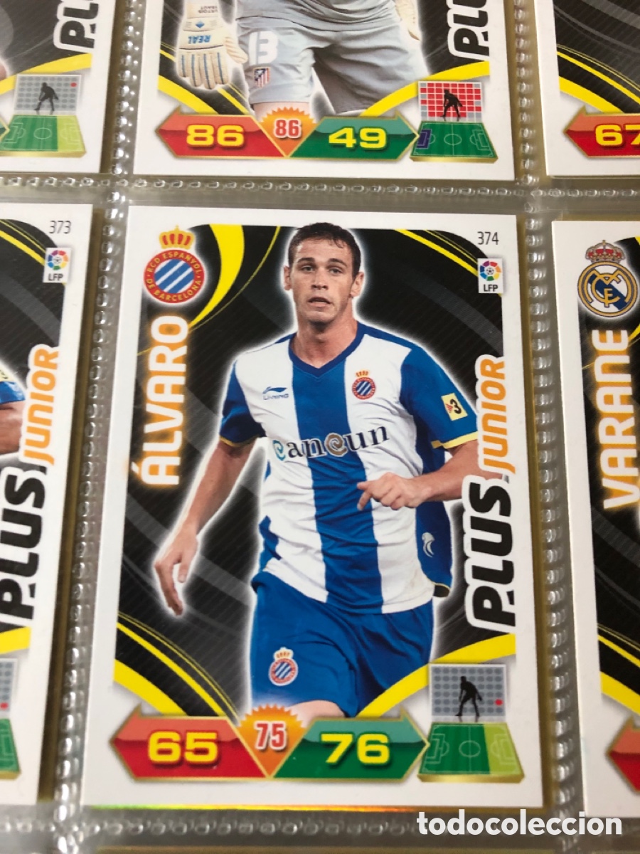 Cromos de f&uacute;tbol: ADRENALYN XL 2011-2012 N&ordm;374 ALVARO (ESPA&Ntilde;OL) PLUS JUNIOR LIGA 11 12 CROMOS