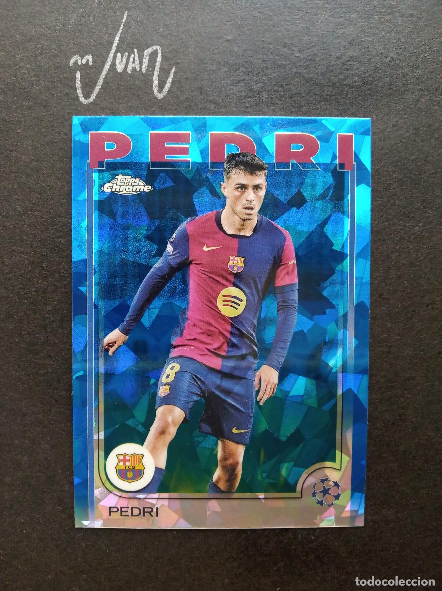 Figurine di Calcio: 174 PEDRI BARCELONA ESPA&Ntilde;A ⚽ TOPPS &reg; CHROME SAPPHIRE EDITION CLUB COMPETITIONS 2024 2025 24 25 NUEVO