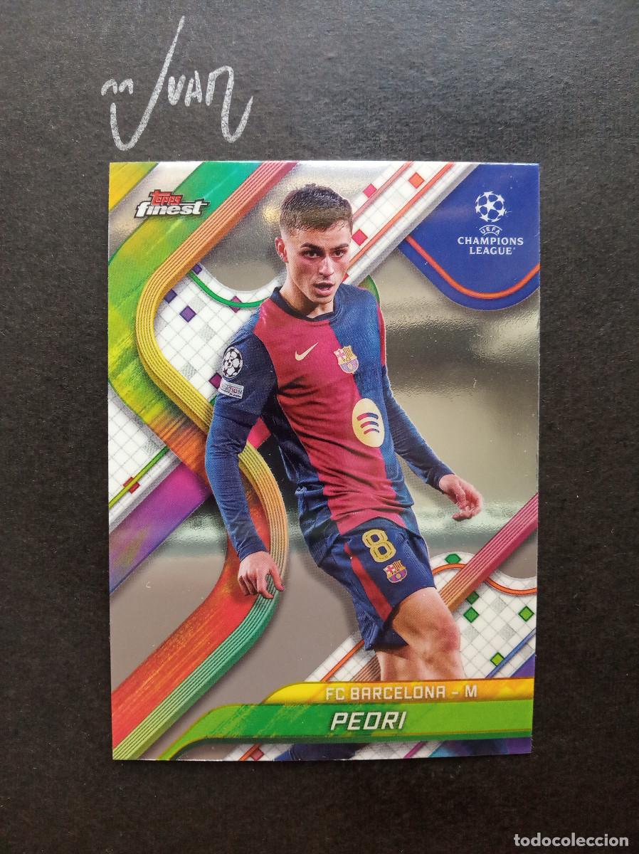 Figurine di Calcio: N&ordm; 136 PEDRI FC BARCELONA ESPA&Ntilde;A ⚽ TOPPS &reg; FINEST UEFA CHAMPIONS LEAGUE 2024 2025 24 25 NUEVO