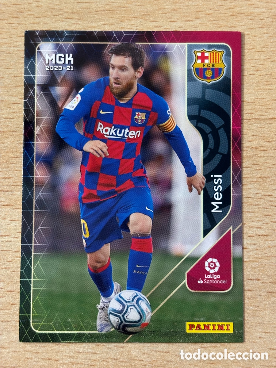 Cromos de f&uacute;tbol: # 70 Messi FC Barcelona Megacracks 2020-21 nuevo