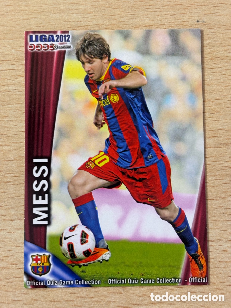Cromos de f&uacute;tbol: # 018 Messi FC Barcelona Mundicromo 2012 nuevo