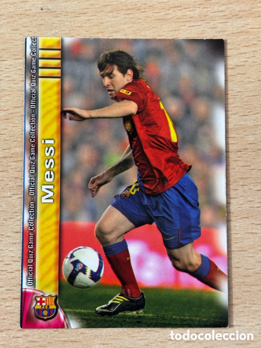 Cromos de f&uacute;tbol: # 018 Messi FC Barcelona Mundicromo 2010