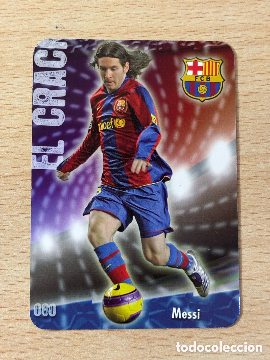 Cromos de f&uacute;tbol: # 080 Messi FC Barcelona El Crack Mundicromo 2009 mate