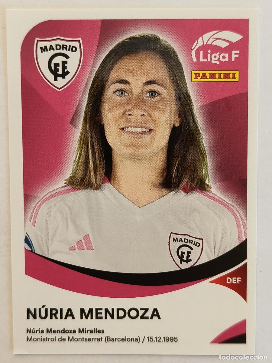 Cromos de f&uacute;tbol: #229 NURIA MENDOZA (MADRID C.F.F.) LIGA F 2024/2025 PANINI