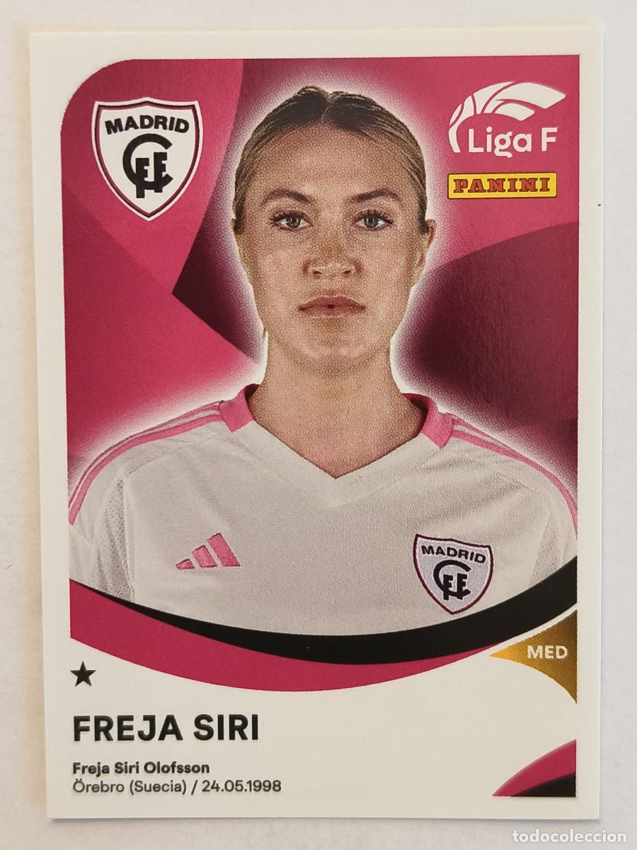 Cromos de f&uacute;tbol: #232 FREJA SIRI (MADRID C.F.F.) LIGA F 2024/2025 PANINI