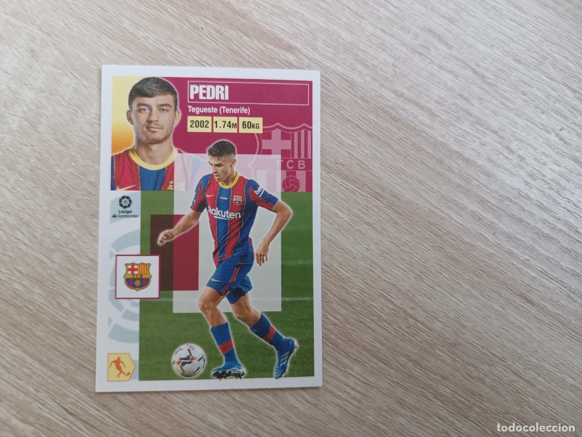 Cromos de f&uacute;tbol: PEDRI FICHAJE 55 NUNCA PEGADO LIGA ESTE 2020 2021 20 21