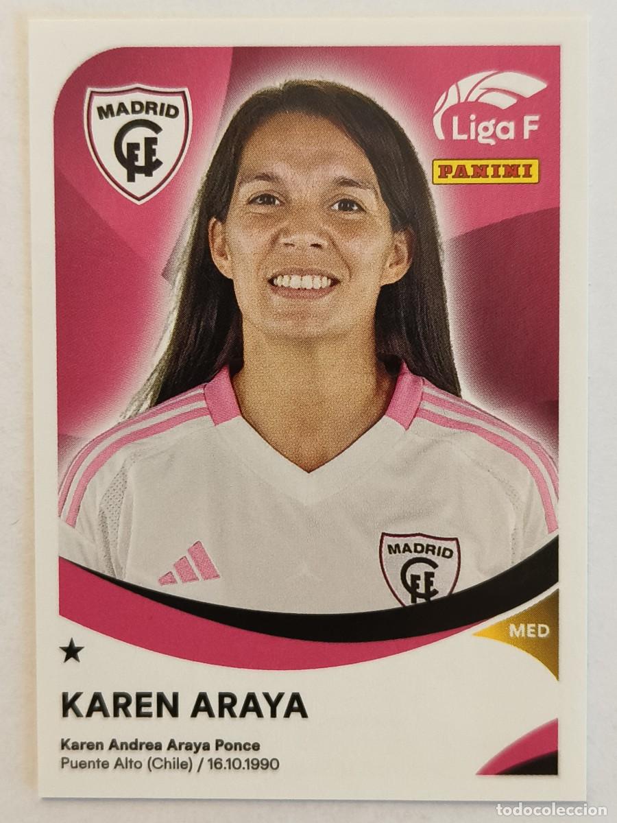 Cromos de f&uacute;tbol: #235 KAREN ARAYA (MADRID C.F.F.) LIGA F 2024/2025 PANINI