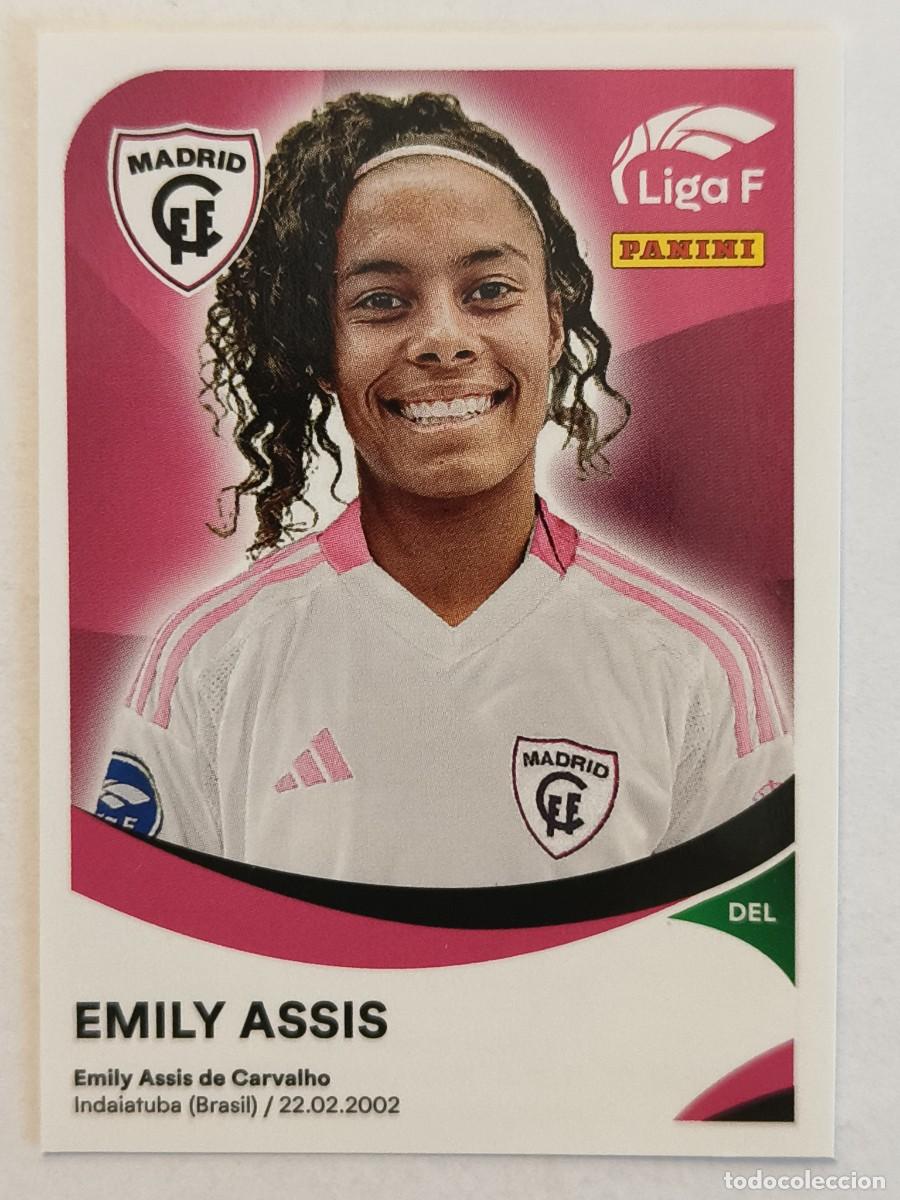 Cromos de f&uacute;tbol: #240B EMILY ASSIS (MADRID C.F.F.) LIGA F 2024/2025 PANINI