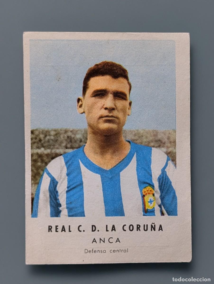 Cromos de f&uacute;tbol: DIFICIL CROMO NUEVO MINT CARD ANCA DEPORTIVO CORU&Ntilde;A CHOCOLATES GRANELL 1956/57 FUTBOL VIGO GALICIA