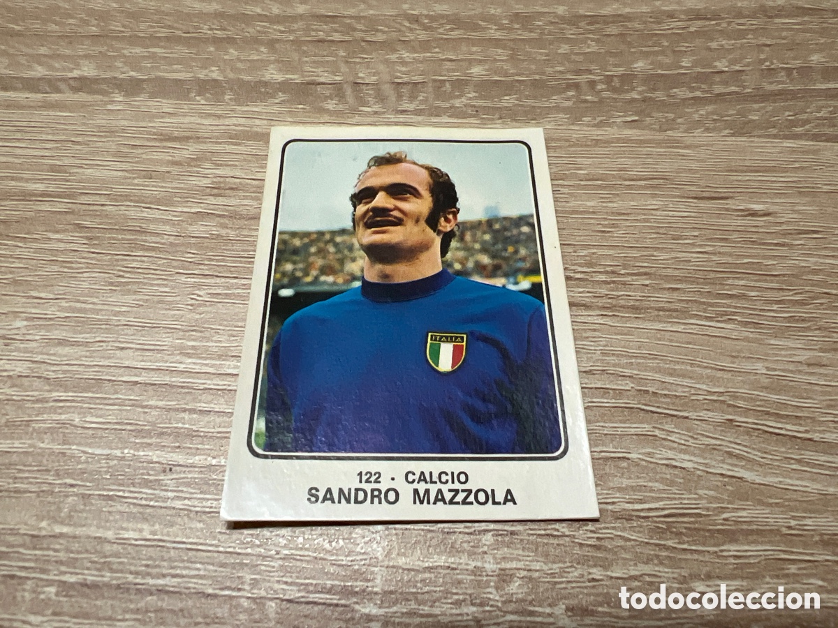 Fu&szlig;ball-Sticker: 1973 SANDRO MAZZOLA N&ordm; 122 PANINI CAMPIONI DELLO SPORT
