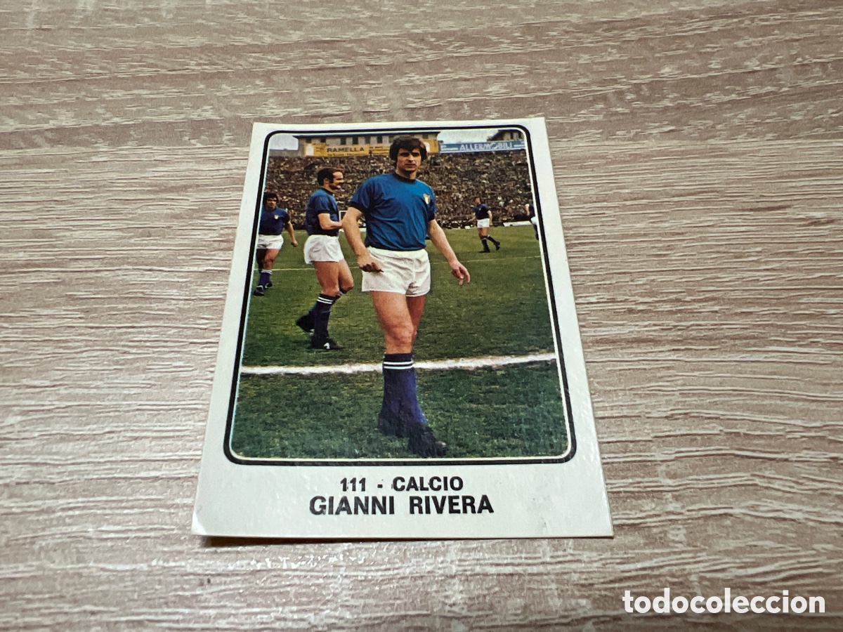 Cartes &agrave; collectionner de Football: 1973 GIANNI RIVERA N&ordm; 111 PANINI CAMPIONI DELLO SPORT