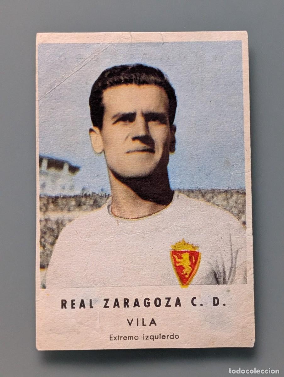 Cromos de f&uacute;tbol: MUY DIFICIL CROMO RARE CARD VILA REAL ZARAGOZA CHOCOLATES GRANELL FUTBOL FOOTBALL ARAGON