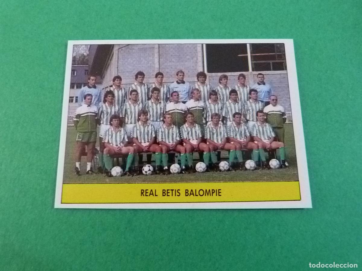Fu&szlig;ball-Sticker: CROMO FUTBOL EQUIPO REAL BETIS BALOMPIE SIN PEGAR LIGA FESTIVAL 1987-1988/87-88