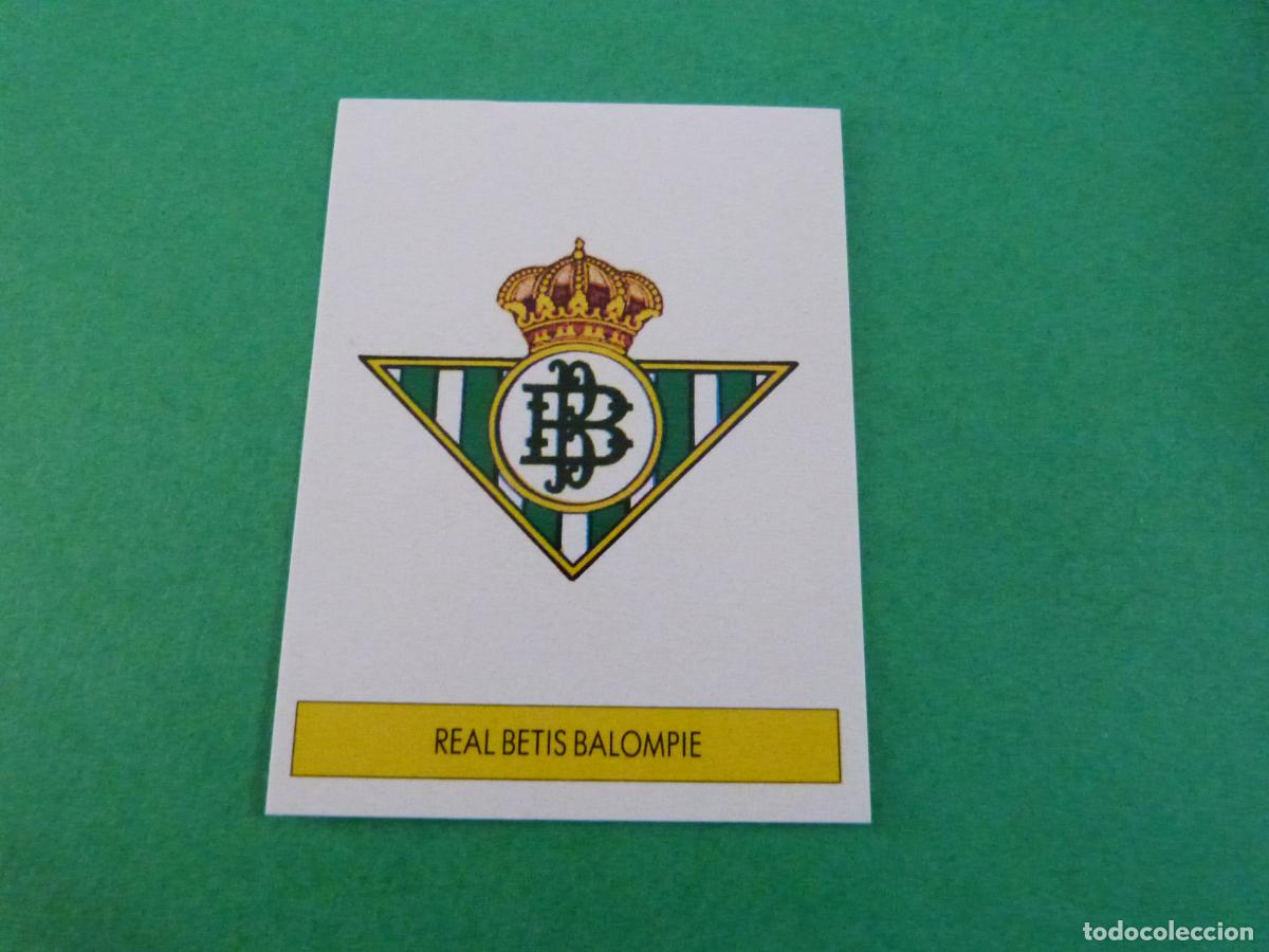 Fu&szlig;ball-Sticker: CROMO FUTBOL ESCUDO REAL BETIS BALOMPIE SIN PEGAR LIGA FESTIVAL 1987-1988/87-88