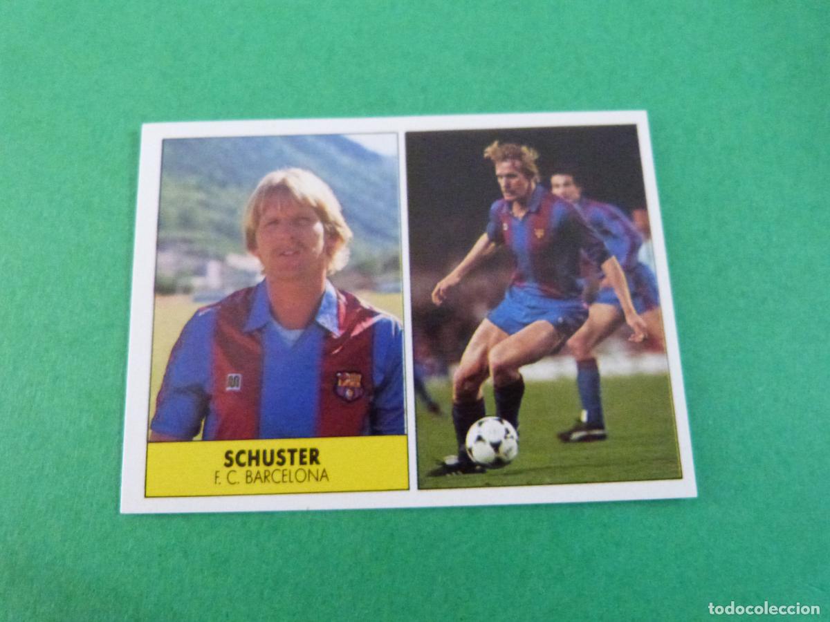 Cromos de f&uacute;tbol: CROMO FUTBOL SCHUSTER F.C. BARCELONA SIN PEGAR LIGA FESTIVAL 1987-1988/87-88