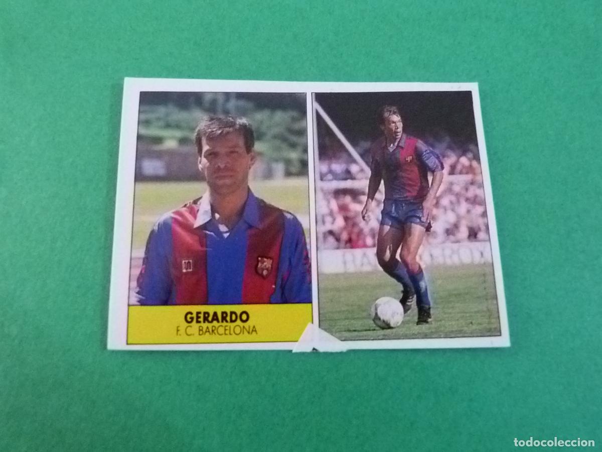 Cromos de Futebol: CROMO FUTBOL GERARDO F.C. BARCELONA SIN PEGAR LIGA FESTIVAL 1987-1988/87-88