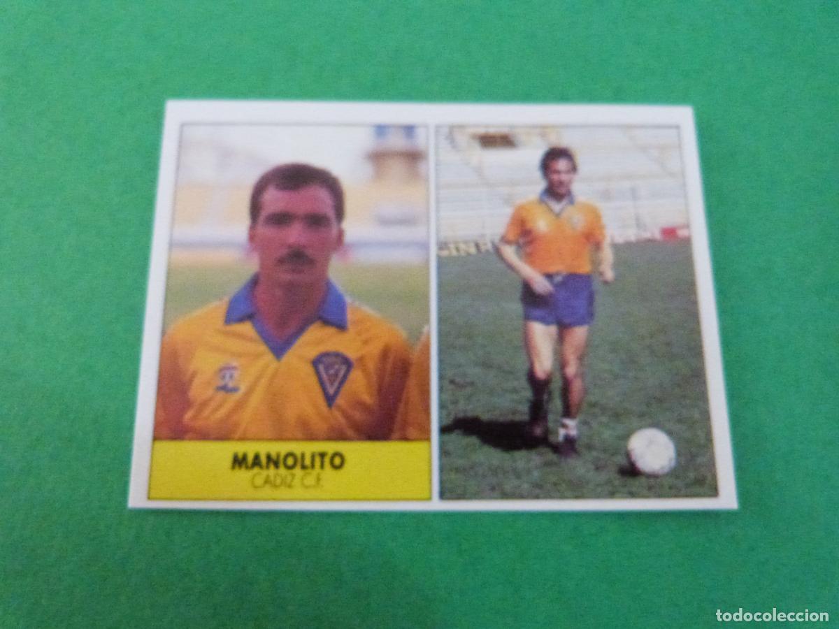 Cromos de Futebol: CROMO FUTBOL MANOLITO CADIZ C.F. SIN PEGAR LIGA FESTIVAL 1987-1988/87-88