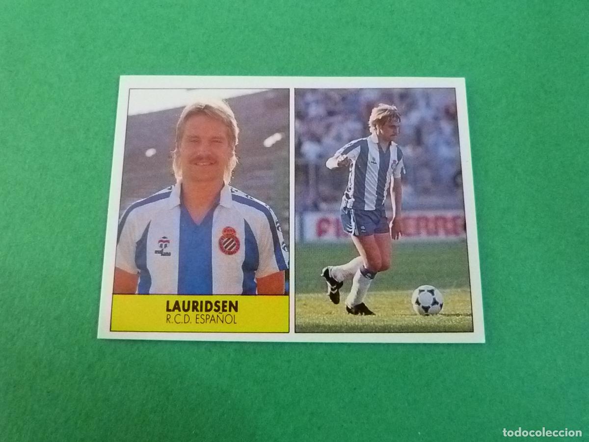 Cromos de f&uacute;tbol: CROMO FUTBOL LAURIDSEN R.C.D. ESPA&Ntilde;OL-ESPANYOL SIN PEGAR LIGA FESTIVAL 1987-1988/87-88