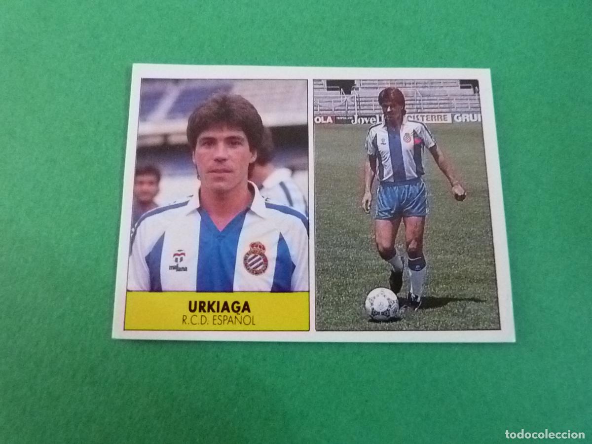 Cromos de f&uacute;tbol: CROMO FUTBOL URKIAGA R.C.D. ESPA&Ntilde;OL-ESPANYOL SIN PEGAR LIGA FESTIVAL 1987-1988/87-88