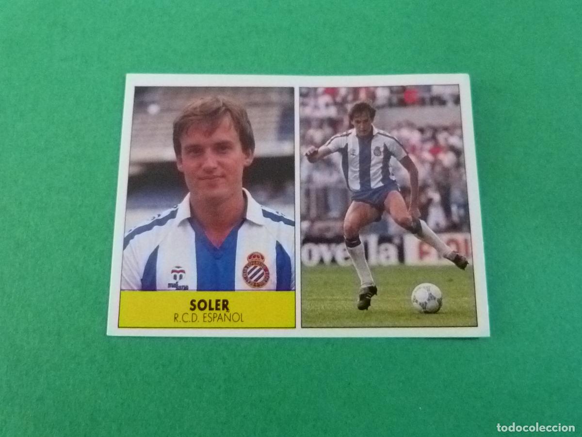Cromos de f&uacute;tbol: CROMO FUTBOL SOLER R.C.D. ESPA&Ntilde;OL-ESPANYOL SIN PEGAR LIGA FESTIVAL 1987-1988/87-88