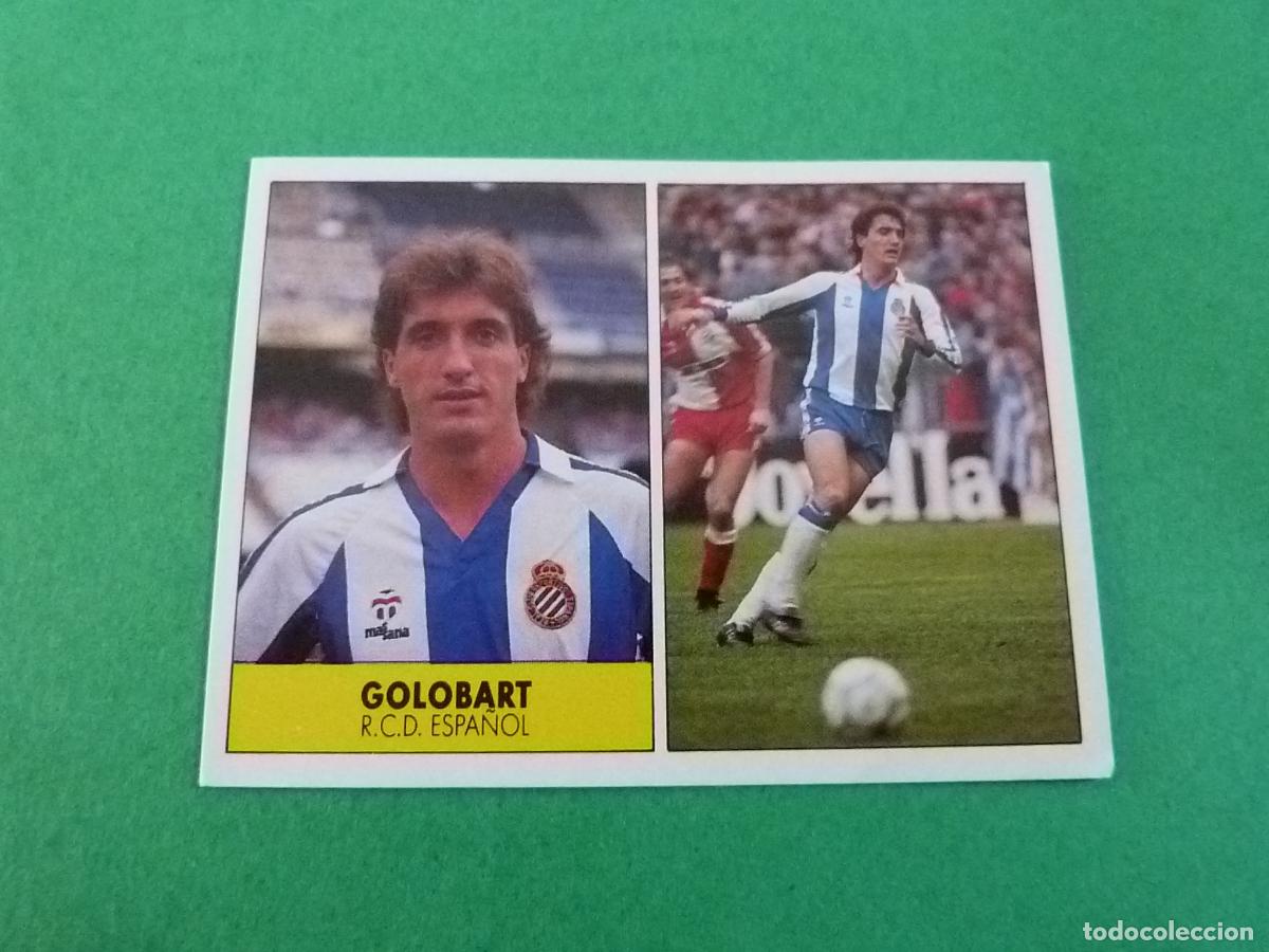 Cromos de f&uacute;tbol: CROMO FUTBOL GOLOBART R.C.D. ESPA&Ntilde;OL-ESPANYOL SIN PEGAR LIGA FESTIVAL 1987-1988/87-88