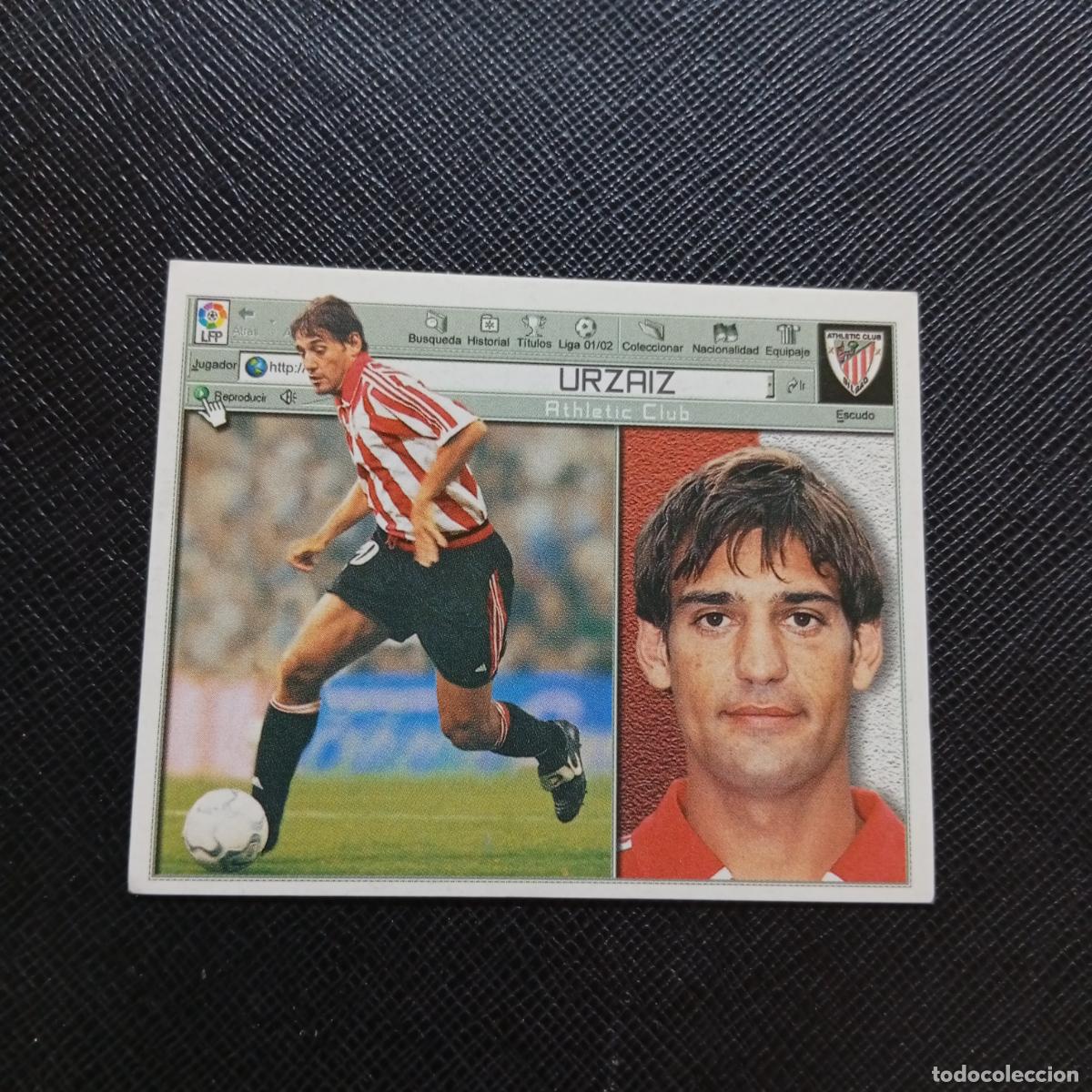 Cromos de f&uacute;tbol: URZAIZ BILBAO ESTE 2001 2002 CROMO FUTBOL 01 02 LIGA - SIN PEGAR - A17 PG226