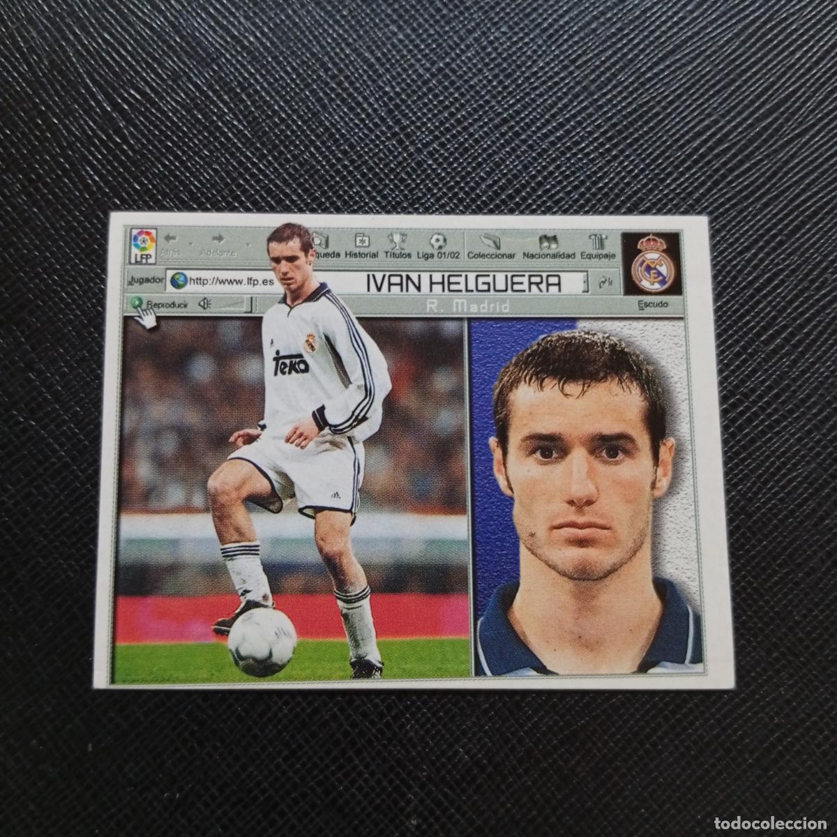 Cromos de f&uacute;tbol: IVAN HELGUERA REAL MADRID ESTE 2001 2002 CROMO FUTBOL 01 02 LIGA - SIN PEGAR - A17 PG226