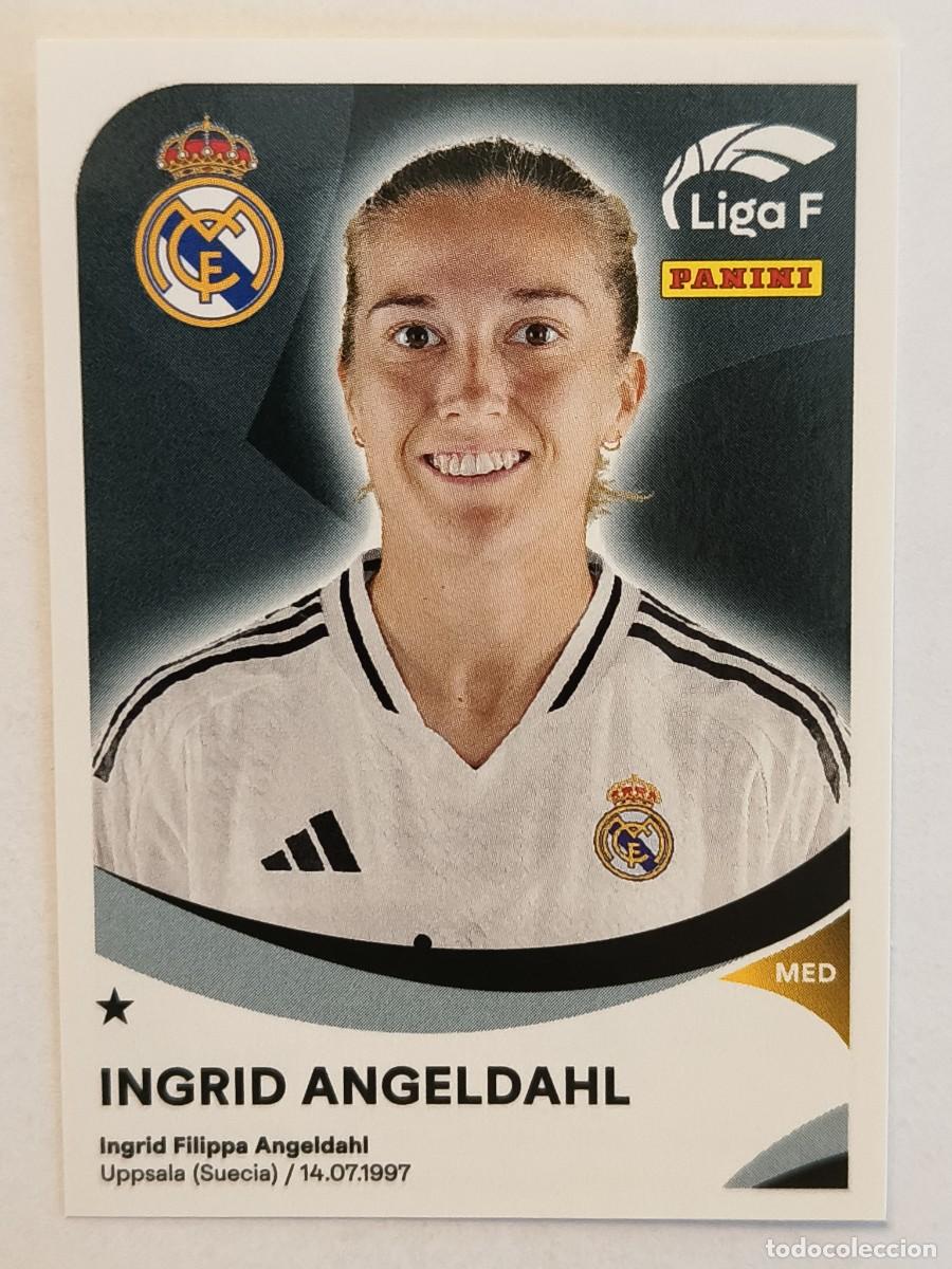 Figurine di Calcio: #254A INGRID ANGELDAHL (REAL MADRID C.F.) LIGA F 2024/2025 PANINI