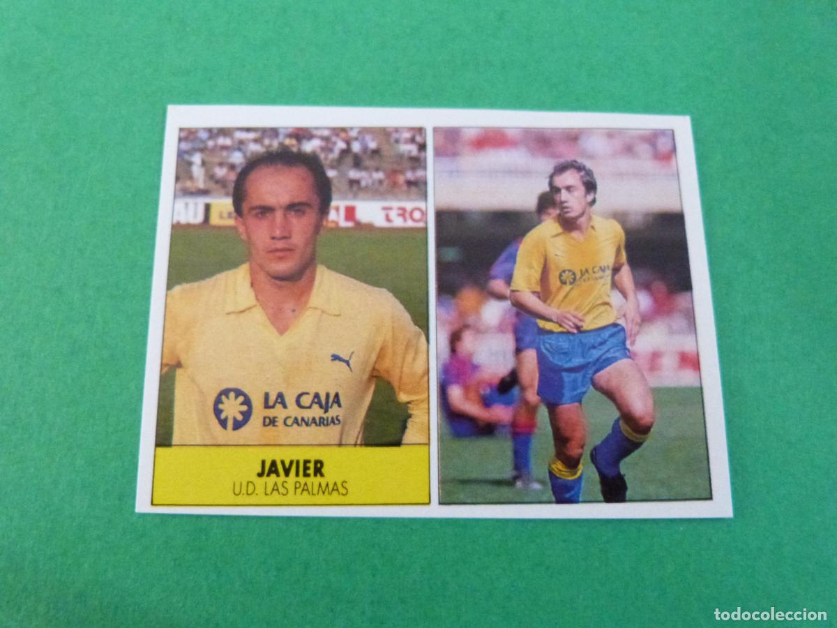 Fu&szlig;ball-Sticker: CROMO FUTBOL JAVIER U.D. LAS PALMAS SIN PEGAR LIGA FESTIVAL 1987-1988/87-88