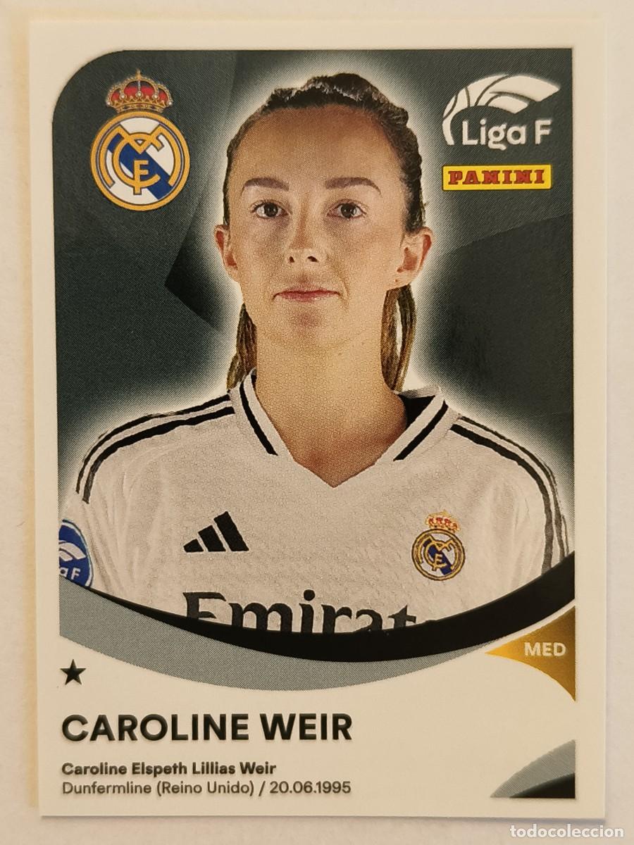 Football Stickers: #255 CAROLINE WEIR (REAL MADRID C.F.) LIGA F 2024/2025 PANINI