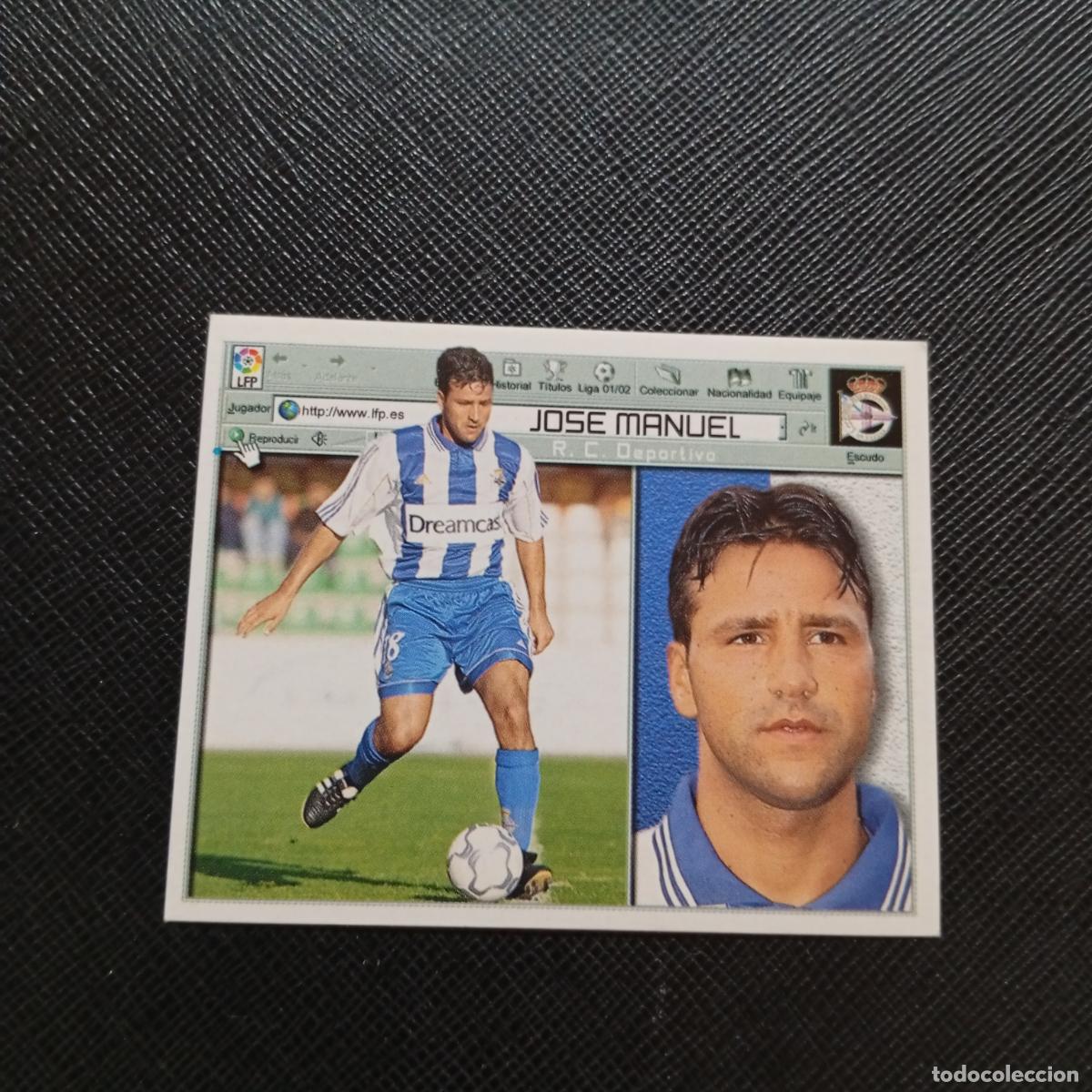 Football Stickers: JOSE MANUEL DEPORTIVO ESTE 2001 2002 CROMO FUTBOL 01 02 LIGA - SIN PEGAR - A17 PG235