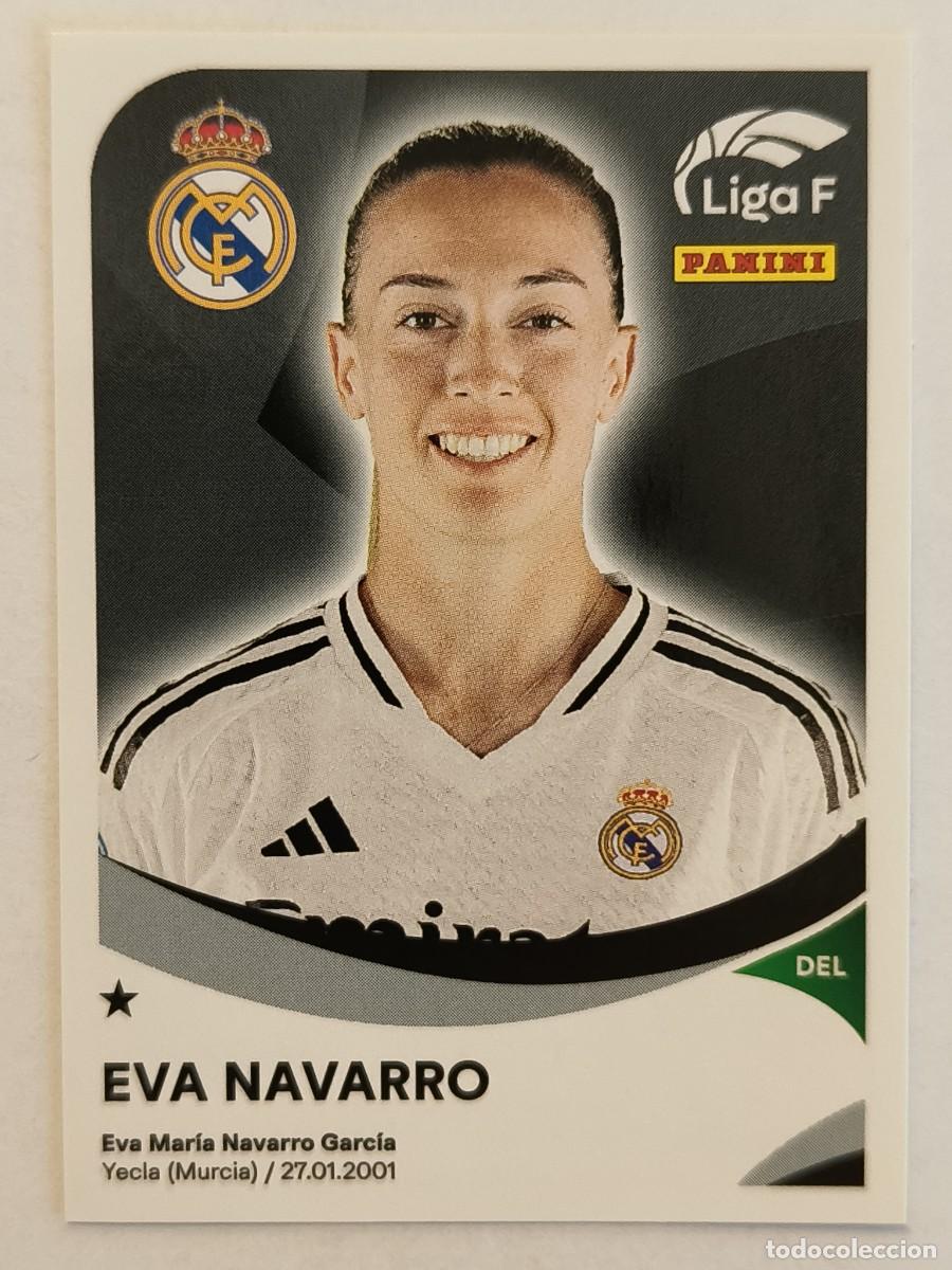Football Stickers: #256 EVA NAVARRO (REAL MADRID C.F.) LIGA F 2024/2025 PANINI