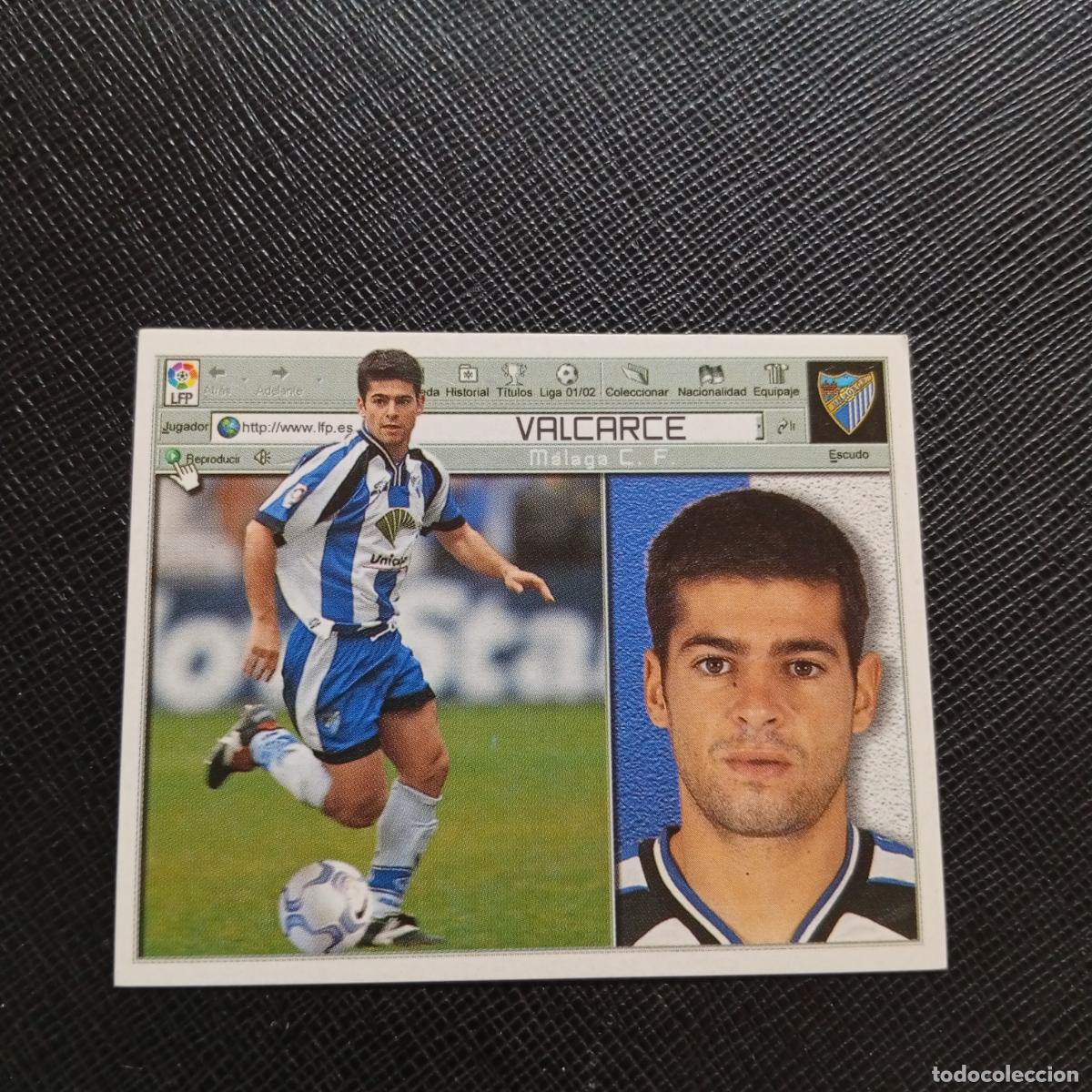 Football Stickers: VALCARCE MALAGA ESTE 2001 2002 CROMO FUTBOL 01 02 LIGA - SIN PEGAR - A17 PG235