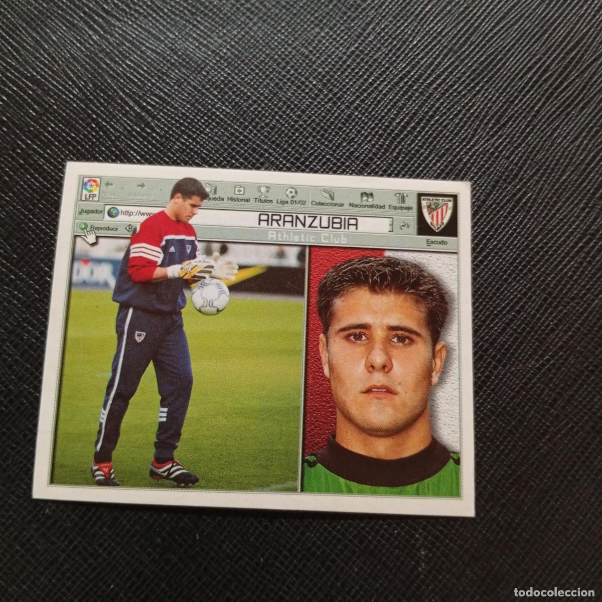 Football Stickers: ARANZUBIA BILBAO ESTE 2001 2002 CROMO FUTBOL 01 02 LIGA - SIN PEGAR - A17 PG253
