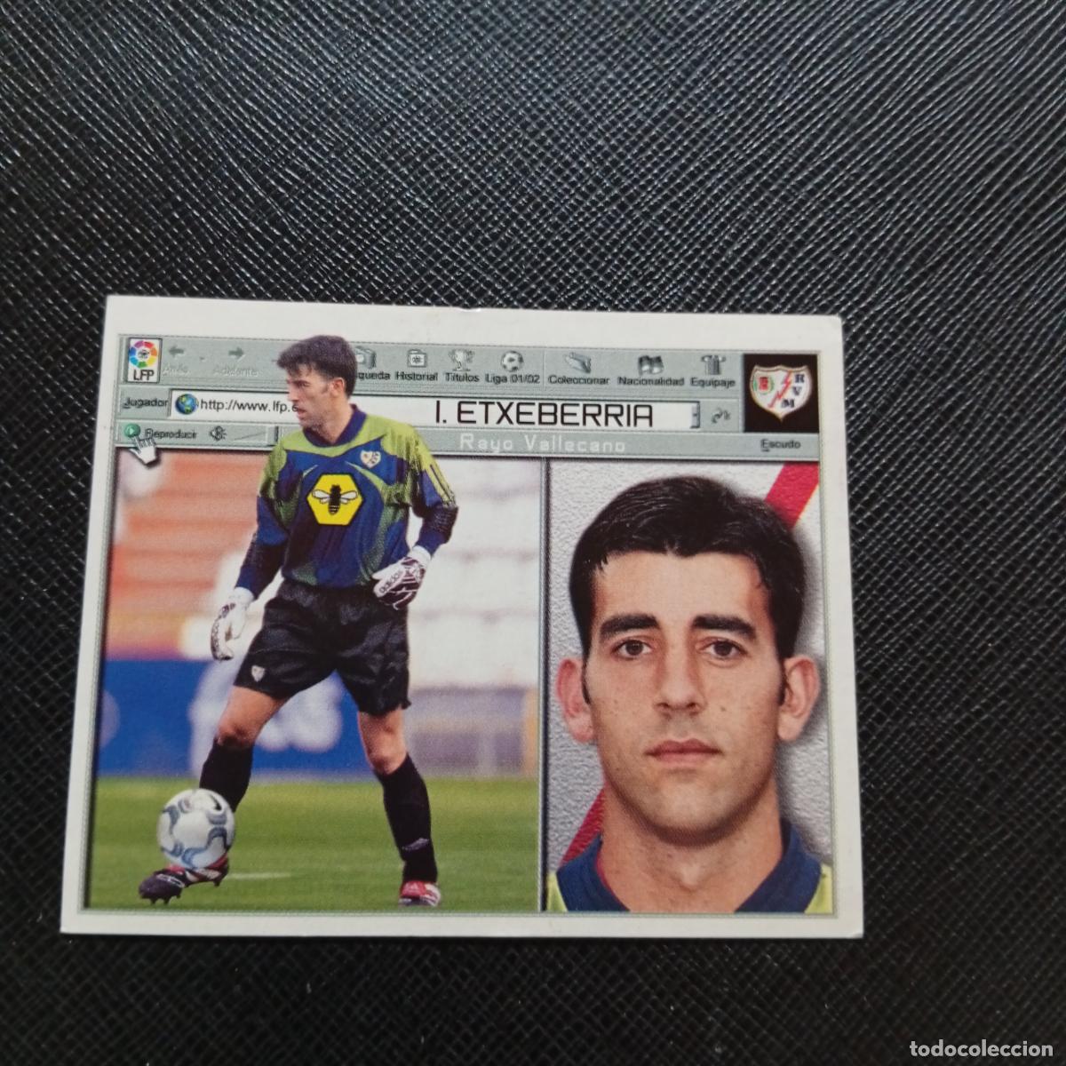 Cartes &agrave; collectionner de Football: I EXTEBERRIA RAYO VALLECANO ESTE 2001 2002 CROMO FUTBOL 01 02 LIGA - SIN PEGAR - A17 PG253