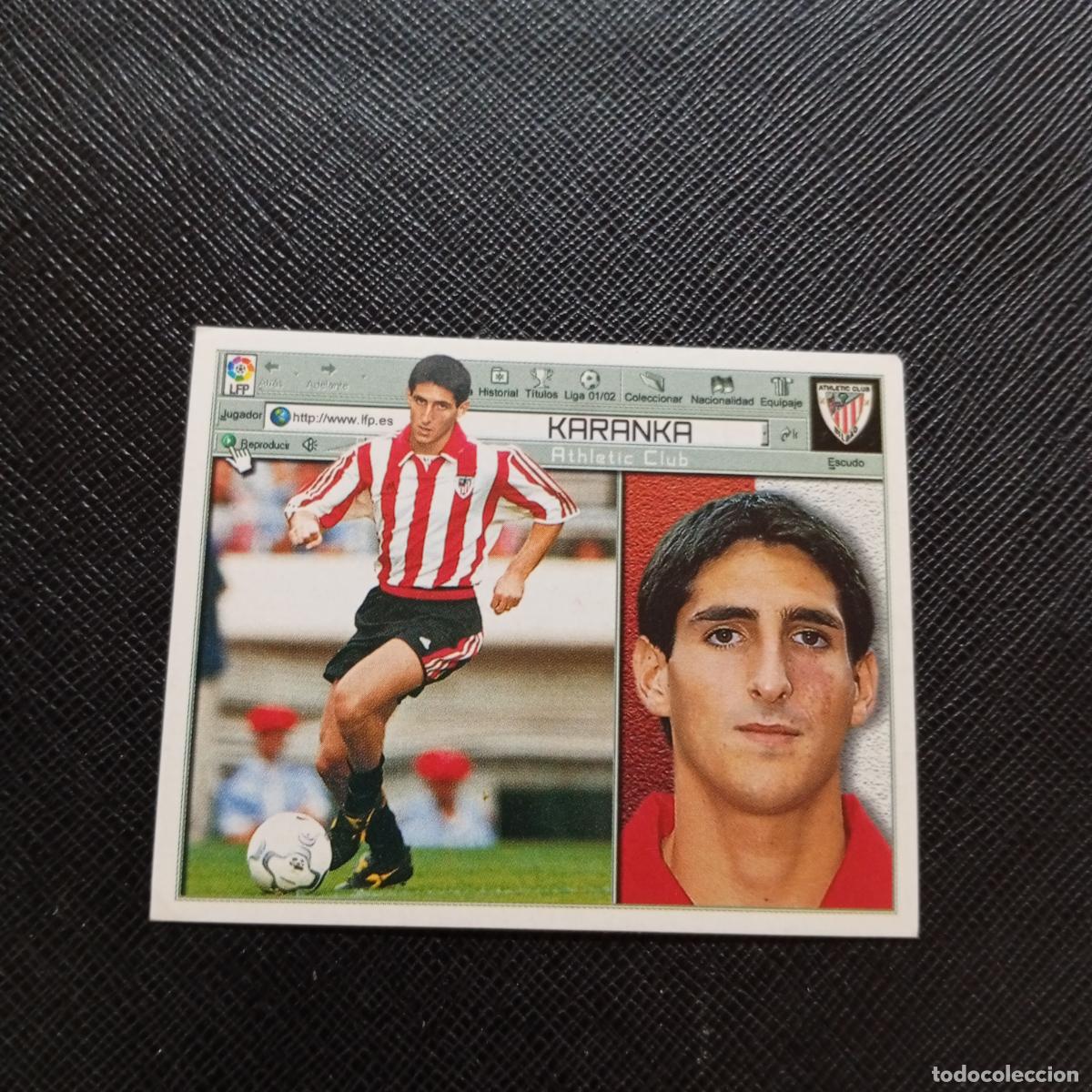 Cromos de f&uacute;tbol: KARANKA BILBAO ESTE 2001 2002 CROMO FUTBOL 01 02 LIGA - SIN PEGAR - A17 PG289 FICHAJE 11
