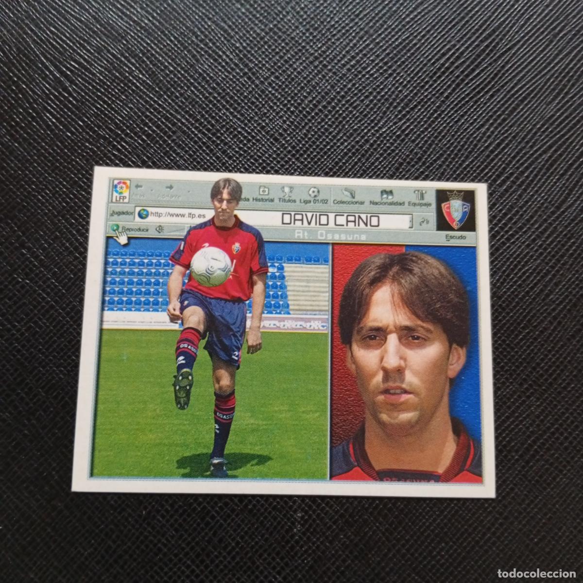 Cromos de f&uacute;tbol: DAVID CANO OSASUNA ESTE 2001 2002 CROMO FUTBOL 01 02 LIGA - SIN PEGAR - A17 PG298 FICHAJE 8