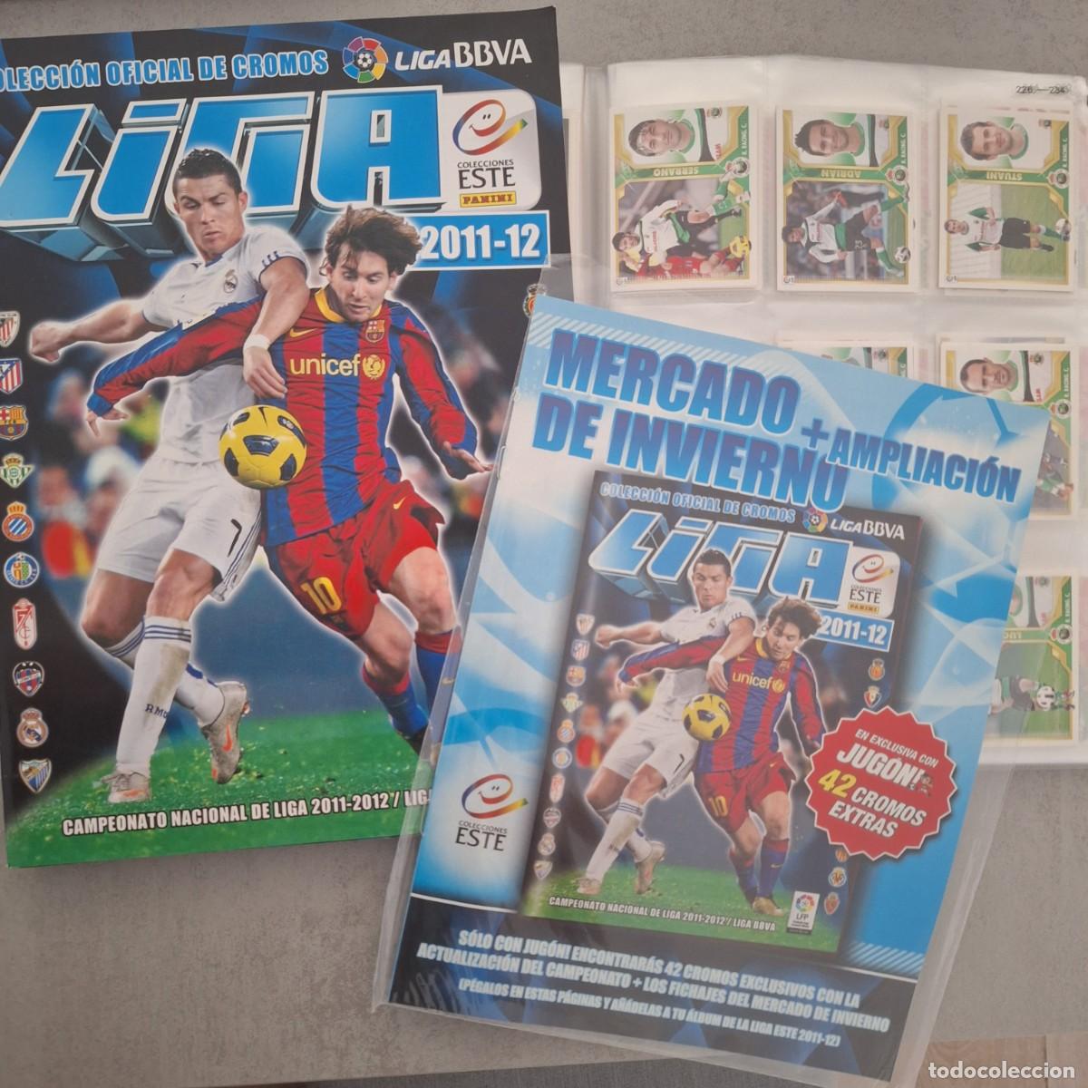 Fu&szlig;ball-Sticker: Colecci&oacute;n completa sin pegar &aacute;lbum Liga Este 2011 2012 11 12 + mercado de invierno