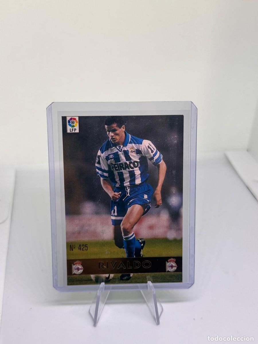 Cromos de f&uacute;tbol: Rivaldo Deportivo La Coru&ntilde;a Mundicromo El Mejor 1996 97
