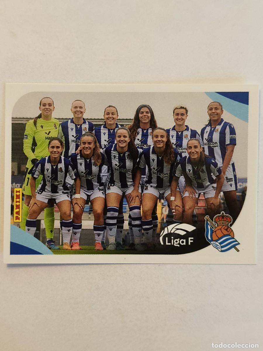 Cromos de f&uacute;tbol: #263 ALINEACION (REAL SOCIEDAD) LIGA F 2024/2025 PANINI