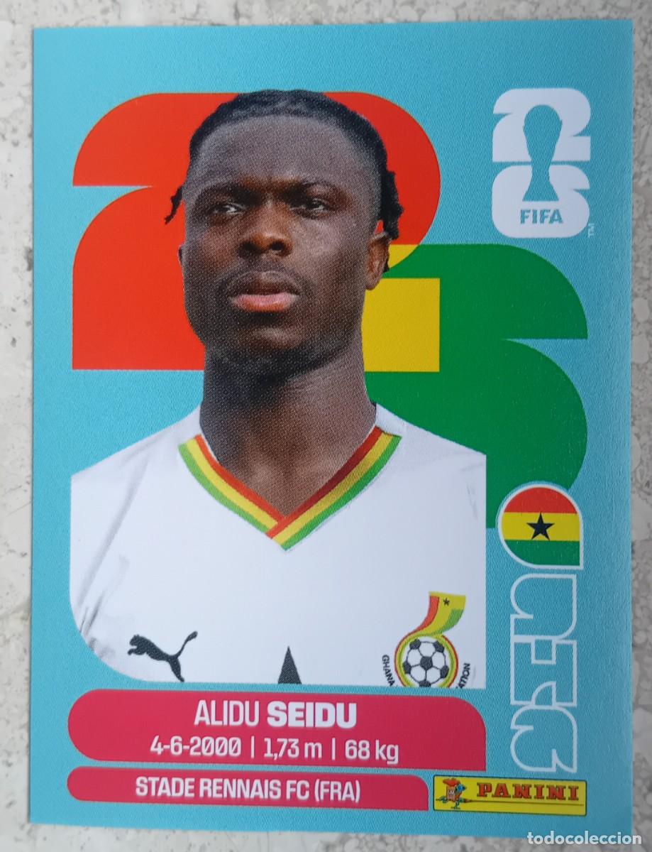 Cromos de f&uacute;tbol: Figurina Panini 2026 Cromo World Cup Usa Mundial 2026 Alidu Seidu Ghana n GHA 5