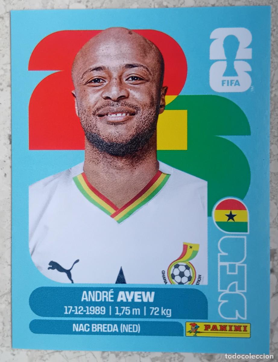 Fu&szlig;ball-Sticker: Figurina Panini 2026 Cromo World Cup Usa Mundial 2026 Andr&eacute; Ayew Ghana n GHA 17