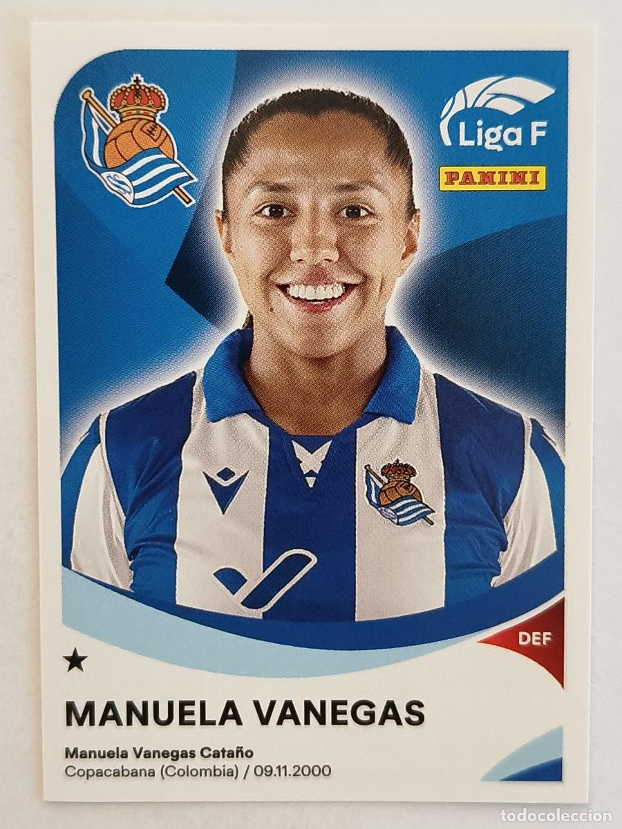 Cromos de f&uacute;tbol: #270 MANUELA VANEGAS (REAL SOCIEDAD) LIGA F 2024/2025 PANINI