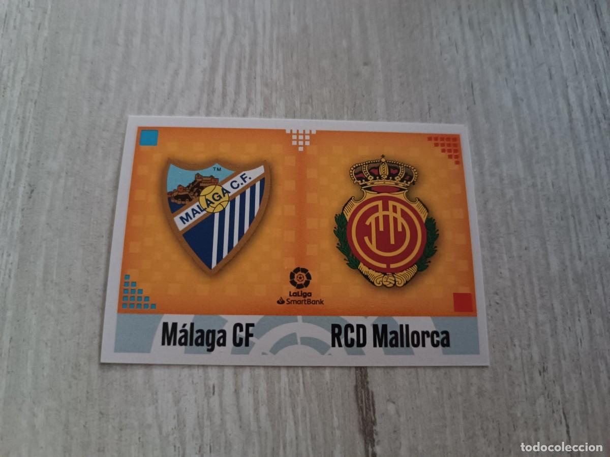 Cromos de f&uacute;tbol: ESCUDO M&Aacute;LAGA MALLORCA NUNCA PEGADO LIGA ESTE 2020 2021 20 21