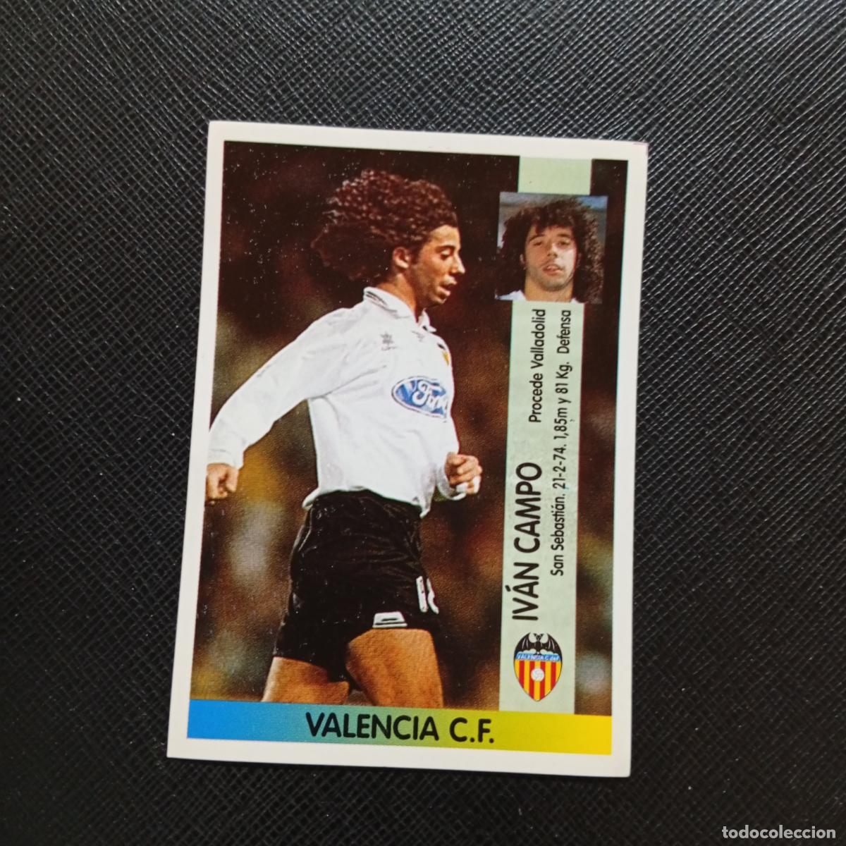 Cromos de f&uacute;tbol: 356 IVAN CAMPO VALENCIA PANINI 96 97 CROMO FUTBOL 1996 1997 LIGA - SIN PEGAR - A17 PG316