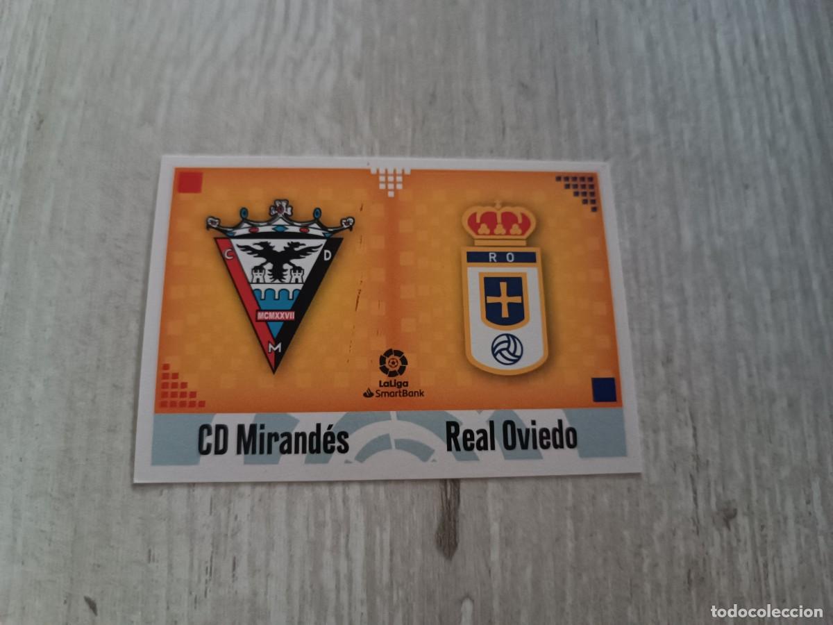 Cromos de f&uacute;tbol: ESCUDO MIRAND&Eacute;S OVIEDO NUNCA PEGADO LIGA ESTE 2020 2021 20 21