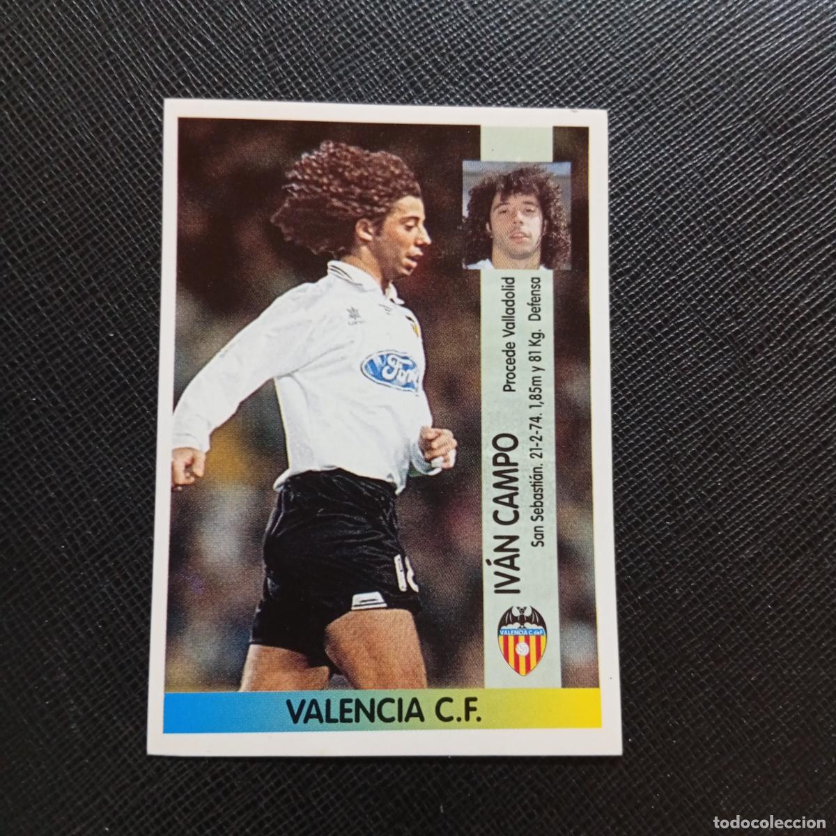 Cromos de f&uacute;tbol: 356 IVAN CAMPO VALENCIA PANINI 96 97 CROMO FUTBOL 1996 1997 LIGA - SIN PEGAR - A17 PG325