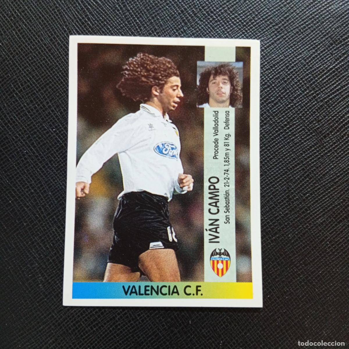 Cromos de f&uacute;tbol: 356 IVAN CAMPO VALENCIA PANINI 96 97 CROMO FUTBOL 1996 1997 LIGA - SIN PEGAR - A17 PG325 B